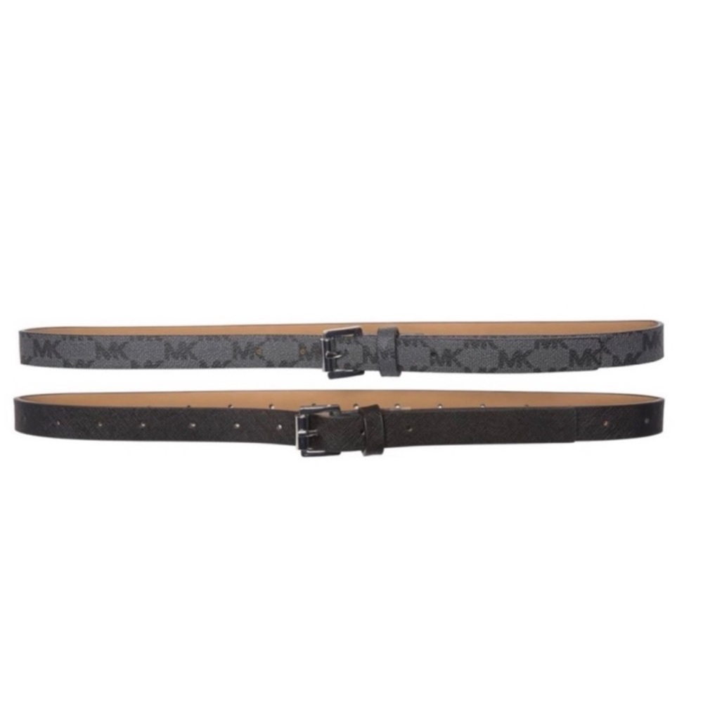 Michael Kors Women 2 For 1 Belt Set size Medium. NWT